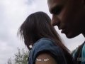 HUNT4K. Guy needs cash so why allows stranger to fuck his cute GF Liliane