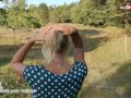 MyDirtyHobby - German MILF blows twice and creampied outdoors