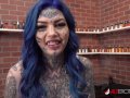 Amber Luke gets a asshole tattoo and a good fucking