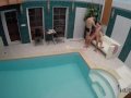 HUNT4K. Young bad bitch sucks dick and gets banged by the poolside