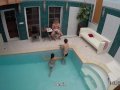 HUNT4K. Young bad bitch sucks dick and gets banged by the poolside