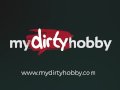 MyDirtyHobby- Hot petite college teen caught naked in her bed and creampied