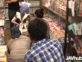 JAVHUB JAV idol Miku Oguri gangbanged in a porn shop