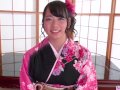 Flawless blowjob in her kimono during home XXX - More at Slurpjp com