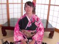 Flawless blowjob in her kimono during home XXX - More at Slurpjp com