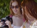 VIXEN Gorgeous redheads seduce bartender while on vacation