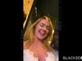 BLACKEDRAW Blonde cutie tourist finds BBC in the big city