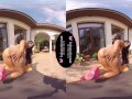 Solo fuck doll, Jenifer Mendez is moaning loudly, in VR