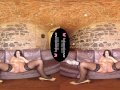 Solo fuck doll, Lucia Denvile is masturbating, in VR