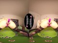 Solo milf, Blanche Bradburry is masturbating, in VR